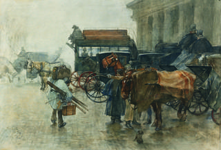 Coaches at Station Hollands Spoor, The Hague