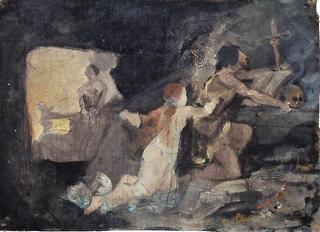 Compositional Study for The Temptation of St. Anthony