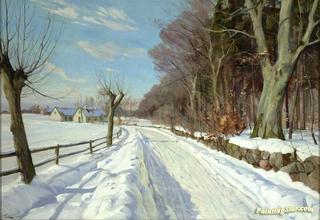 A Village In Winter