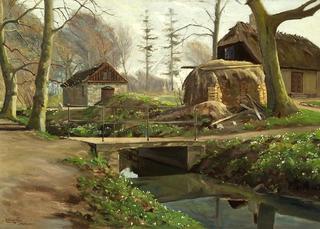 House by a Brook