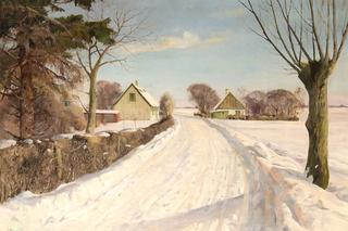 Winter Landscape with Snow