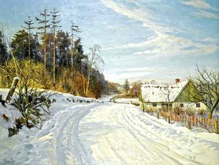 A Snow Covered Landscape