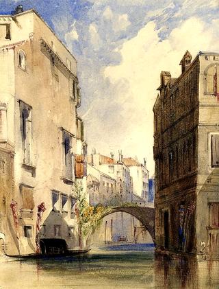 A Side Canal, Venice