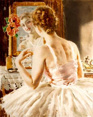 Ballet Dancer at the Mirror