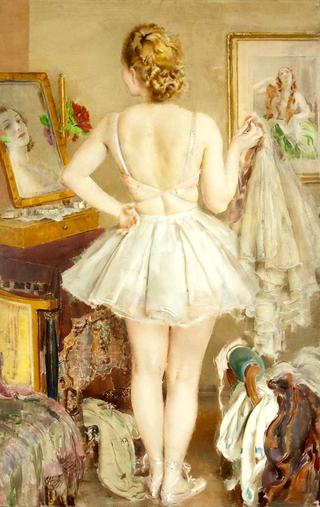 Ballet Dancer at the Mirror