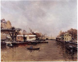 Le Bassin de l'Arsenal à Paris