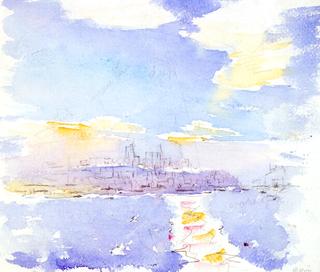 Manhattan Skyline from the River