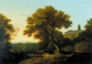 Landscape with Ruined Church on a Hill