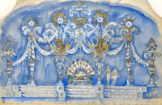 Set Design for Tchaikovsky's Ballet "The Sleeping Beauty"