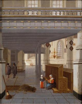 Interior of the Oude Kerk, Delft