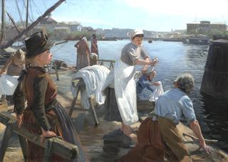 Washerwomen on Strandvagen