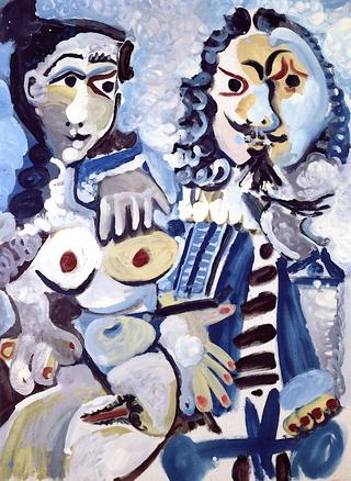 Musketeer and Seated Nude