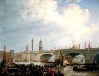1831年8月1日，威廉四世主持的伦敦桥开通仪式