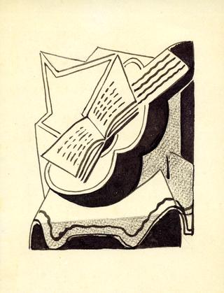 Still Life with a Guitar and Book
