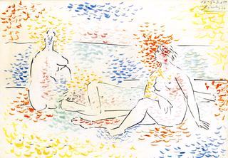Three Bathers on the Beach