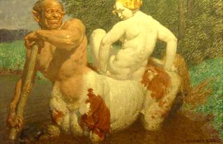 Centaur Kindnaps a Lapith Woman