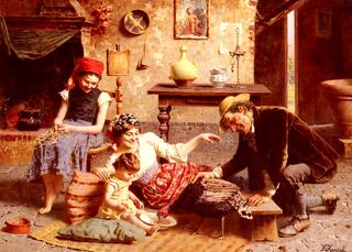 Visiting grandfather