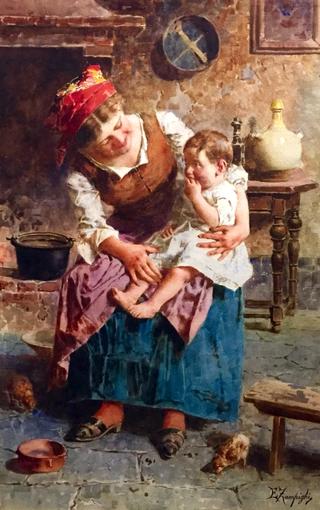 Distracting the child