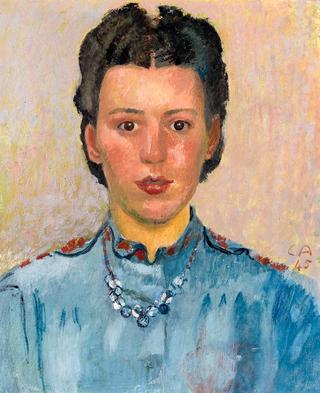 Portrait of a Lady in Blue