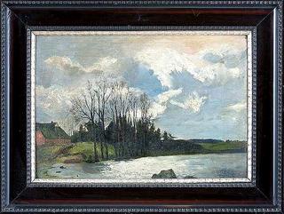 North German House with Trees