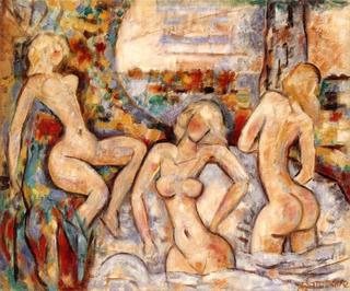 Three Bathers
