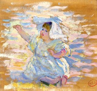 Study for 'Mother Playing with Her Child'