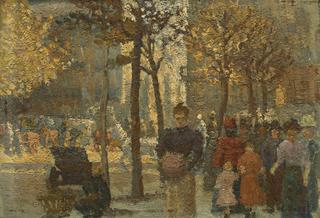Street Scene, Autumn