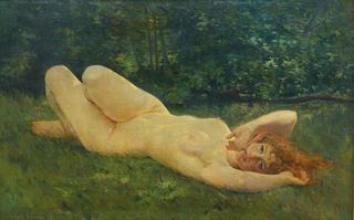 A dreaming girl