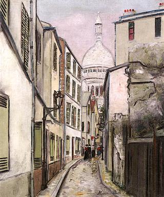 Rue Saint-Rustique in Montmartre