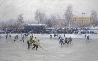 Playing Hockey at Dynamo Stadium