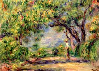Path in Les Collettes with Lime Trees