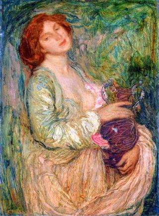 Woman with a vase