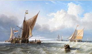 Off the Dutch coast