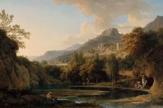 Italian Landscape with Bathers
