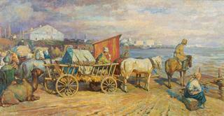 Crossing the Irtysh River
