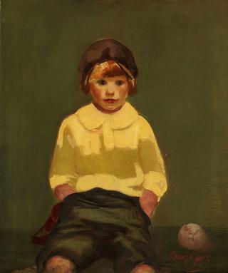 Boy with Baseball