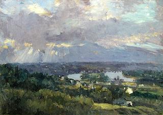 Le bas de Meudon, pris des hauteurs de Bellevue