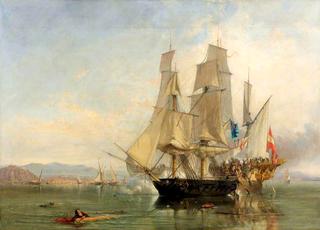 The Action and Capture of the Spanish Xebec Frigate 'El Gamo'