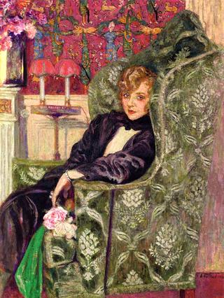Yvonne Printemps in an Armchair