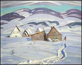 Winter Afternoon near Baie Saint-Paul, Quebec