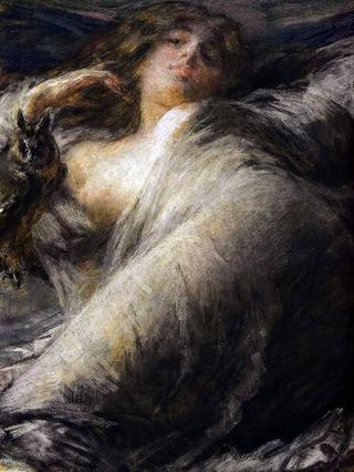 Young woman with bird