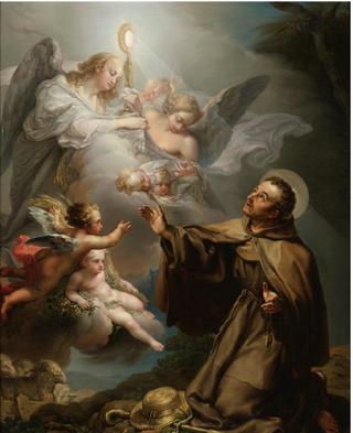 The Apparition Of The Eucharist To San Pascual Bailon