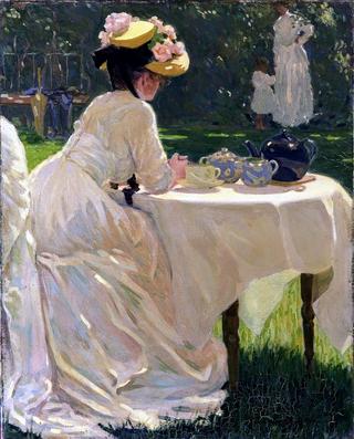 In the garden