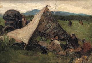 In the Steppe near Minusinsk