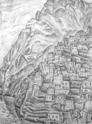 Panoramic view of Positano