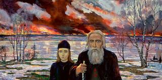 St. Sergius and Painter Andrei Rublev