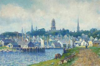 New England Coast Town