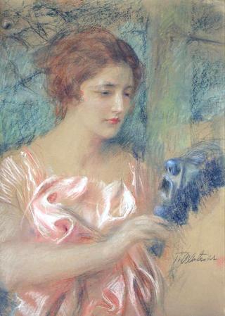 Woman with a Mask