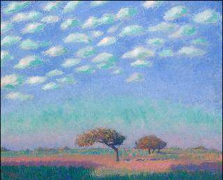 The Plain in Giverny, Apple Trees