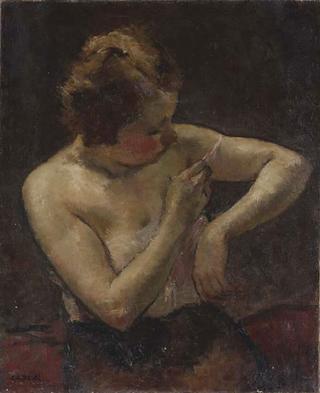 Woman Undressing